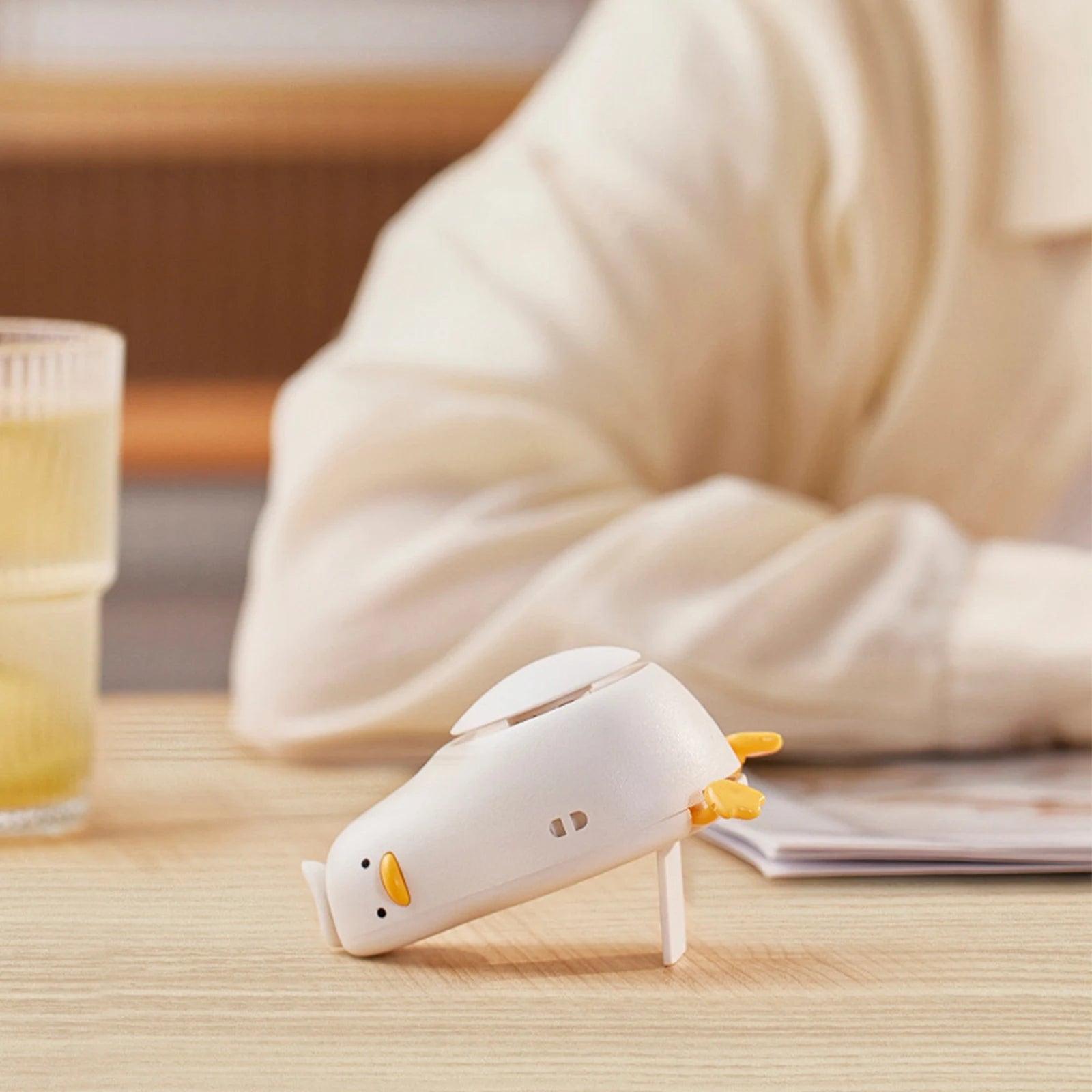Ventilador Patito — Miniventilador de mano silencioso
