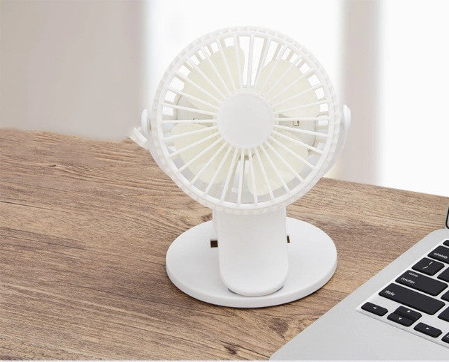 Ventilateur à Pince — Poussette, Sac & Bureau · Silencieux, Rechargeable